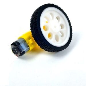 dc motor with wheel