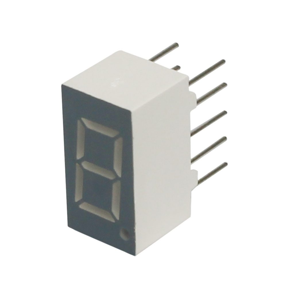 seven segment common anode pinout