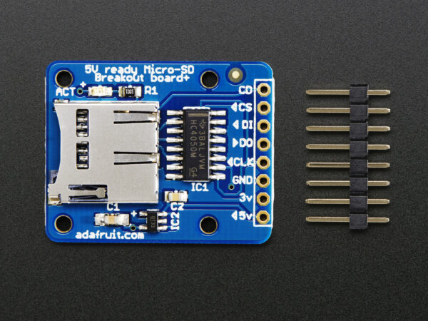 MicroSD card breakout board+