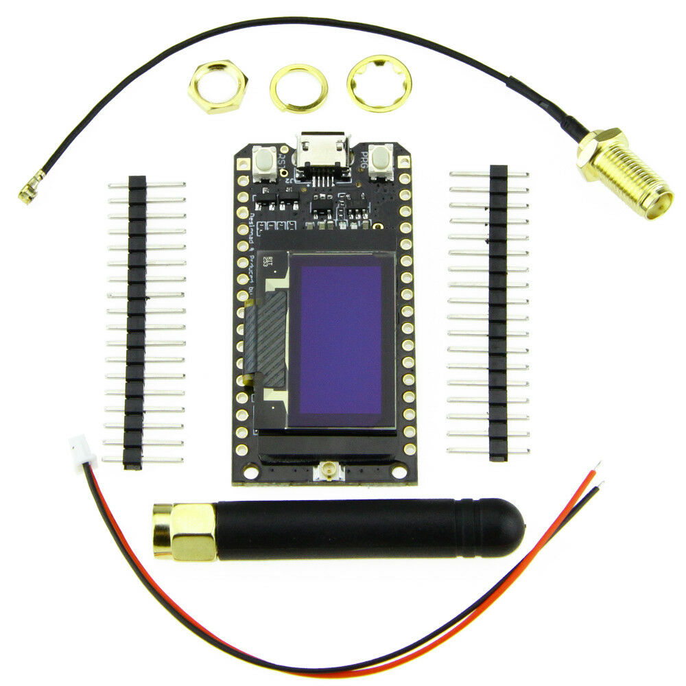 Binghe LoRa ESP32 V4 Con Meshtastic – Display OLED, GPS, Antenna 868MHz E Batteria 3000mAh Per Reti Mesh