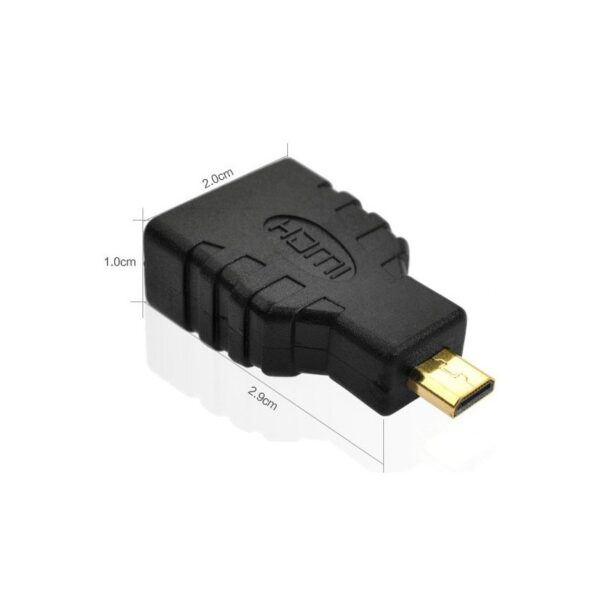 Micro-HDMI to Standard HDMI Adapter for Raspberry Pi 4