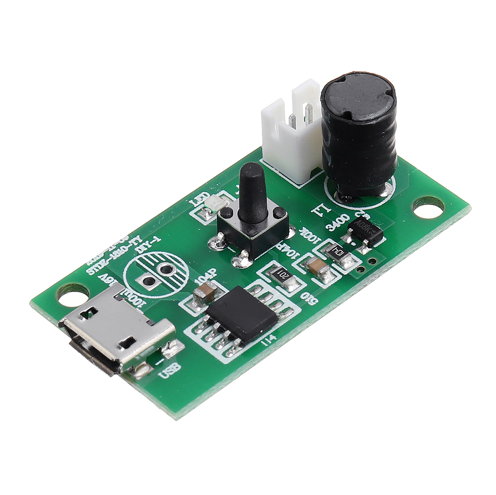  Atomization Disc, 5V Module USB Humidifier Atomization Plate  Circuit Board Atomization Module with Timing Switch 20mm 110KHz Mist  Atomizer DIY Humidifier with PCB 5V for Home for Family (4) : Home
