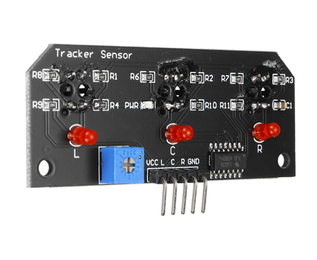 Infrared Line Tracker follower Sensor Module 3 in 1 - TCRT5000 ...