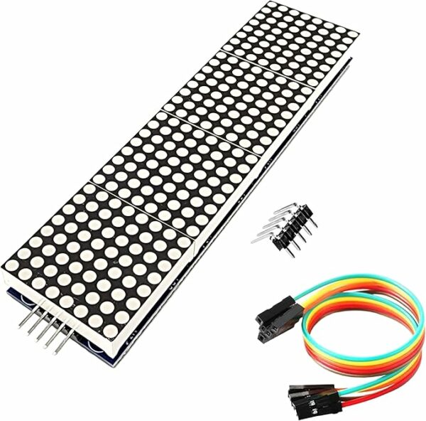 MAX7219 4-in-1 dot matrix display controller for arduino - Image 2