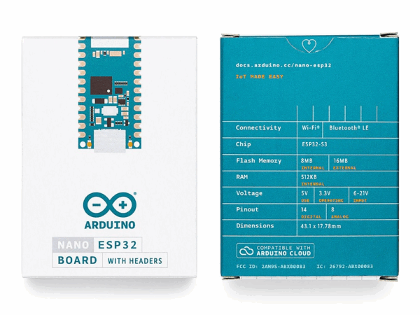 Arduino® Nano ESP32 with headers - Image 4