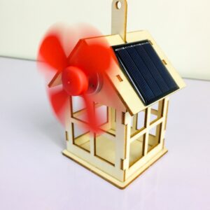 DIY Wooden Solar Power Fan House