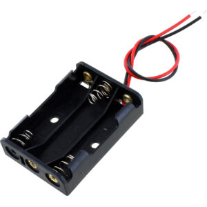 3x AAA battery holder for Arduino projects