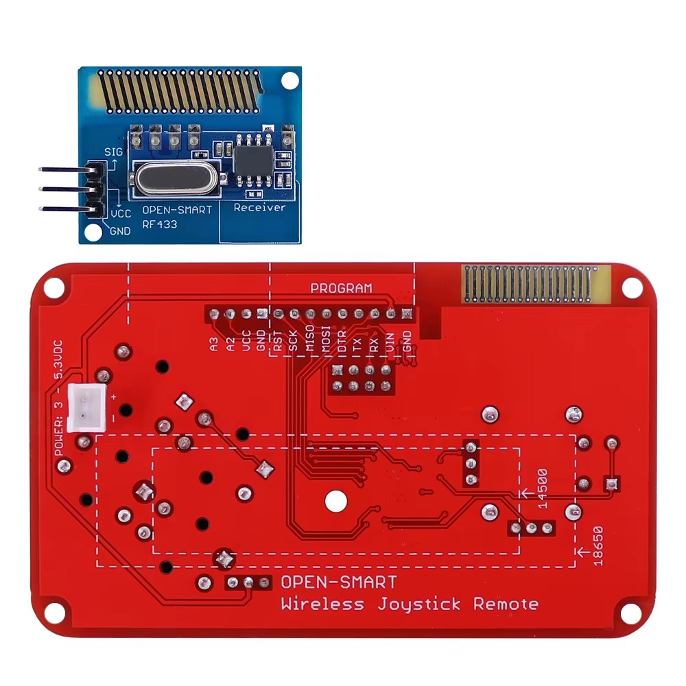 Joystick RF 433MHz Wireless Joystick Remote Controller Module Transceiver for Smart Car - Image 3