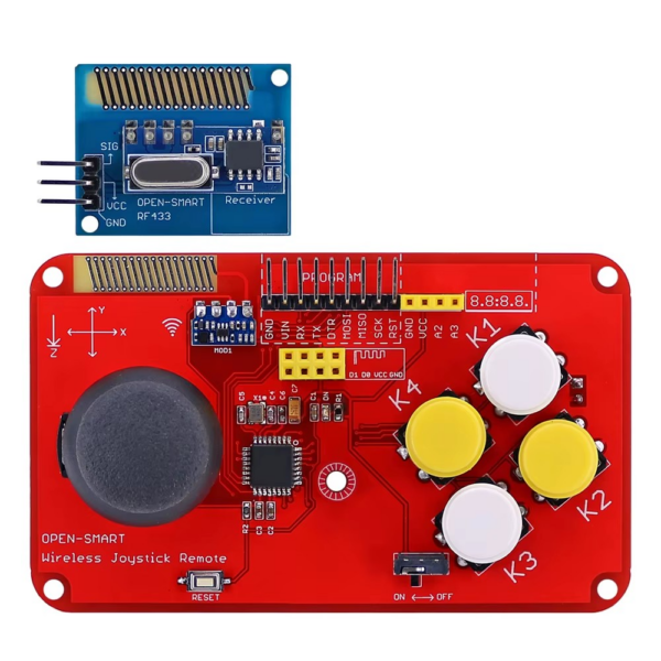 Joystick Car Frame Module Joystick RF 433MHz Wireless Joystick Remote Controller Module ...