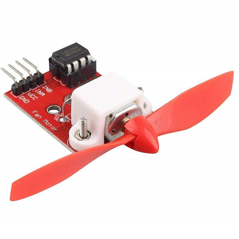 Fan module with propeller and L9110 driver