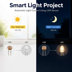 Smart light project kit with LDR sensor