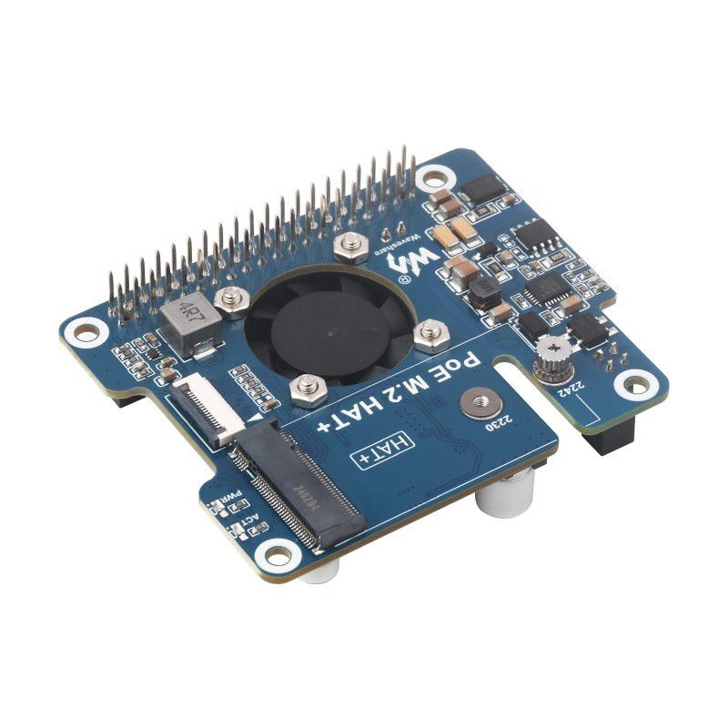 PCIe To M.2 Adapter With PoE For Raspberry Pi 5 - Image 2